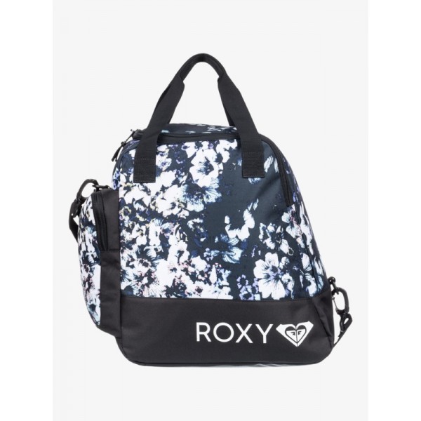 Roxy Northa boot bag true black black flowers 2023 funda de botas