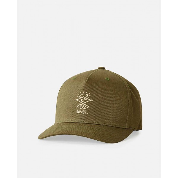 RIp Curl Icon flexfit olive gorra