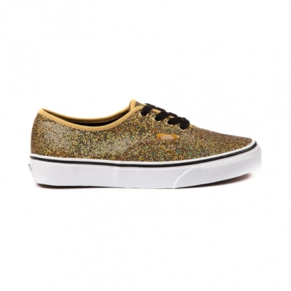 vans authentic glitter gold zapatillas mujer