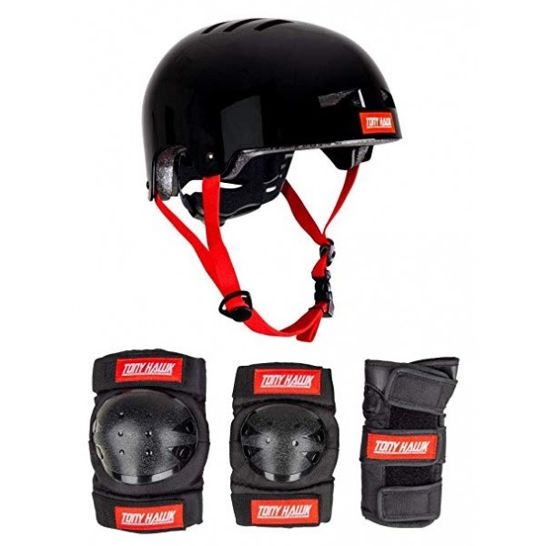 Tony Hawk Set Casco y Protecciones de niño