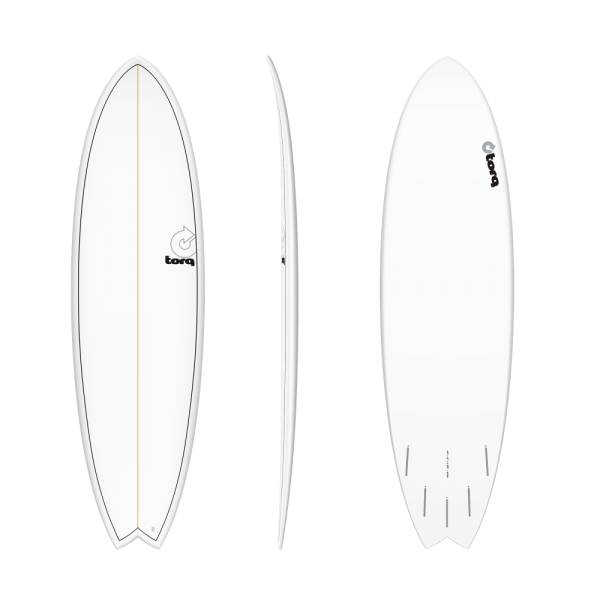 Torq Fish Pinline 7.2" white Tabla de surf