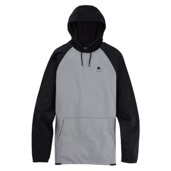 Burton Crown Weatherproof pullover grey heather/true black sudadera técnica