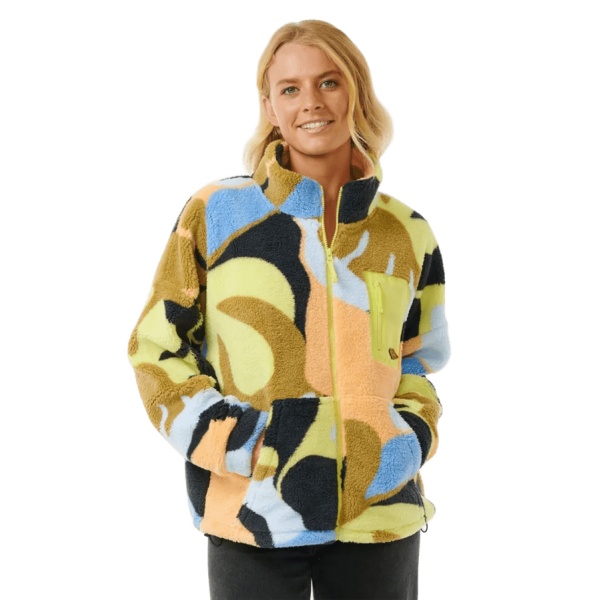 Rip Curl High Tide polar black forro polar de mujer