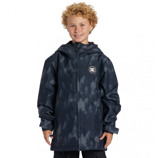 Dc Basis Print black tree runs chaqueta de snowboard de niño
