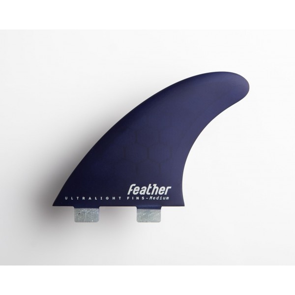 Feather Fins Ultralight Dual Tab purple Quillas Surf