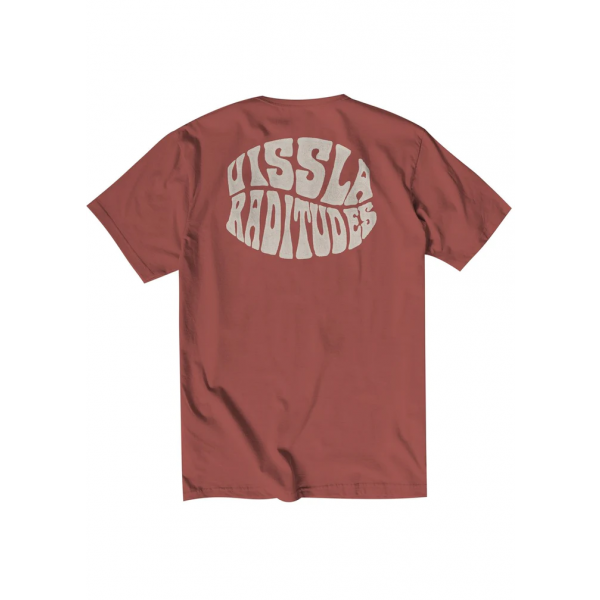 Vissla Raditude Organic rusty red 2023 camiseta