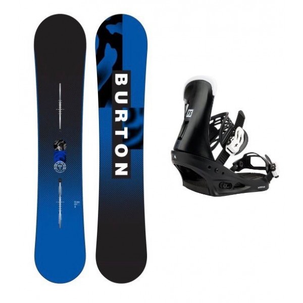 Burton Ripcord + Burton Freestyle black Pack de snowboard