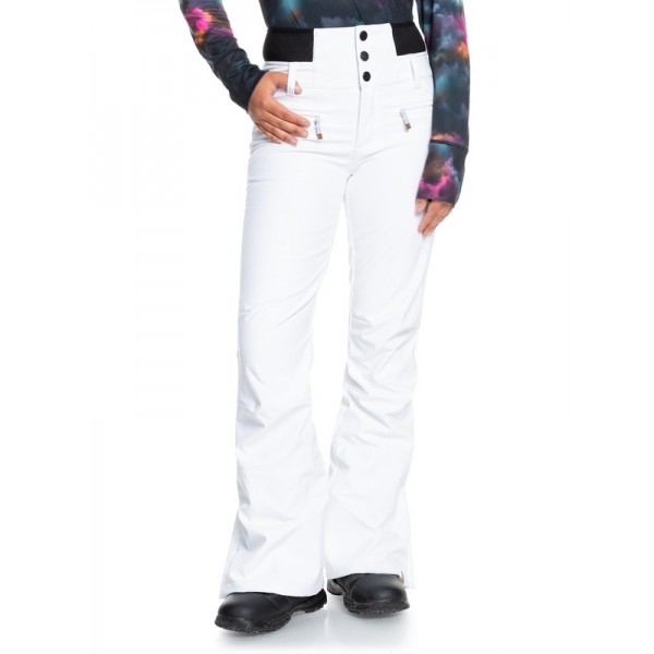 Roxy Rising high bright white wbb pantalon de snowboard de mujer