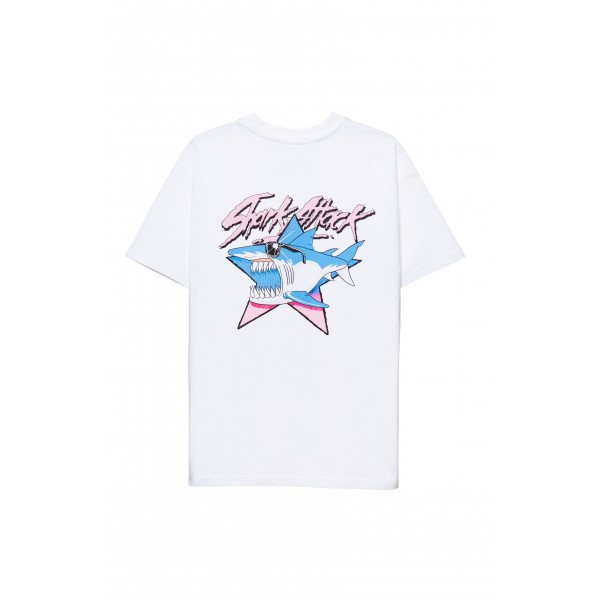 Shark Attack Classic white camiseta