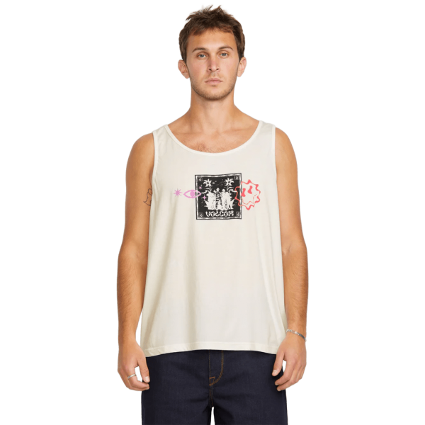 Volcom Filip Rygalski off white camiseta tirantes