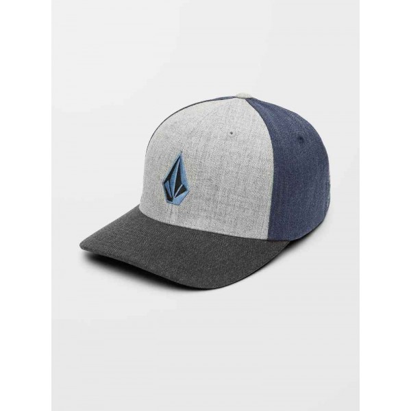 Volcom Full Stone Heather Flexfit smokey blue gorra