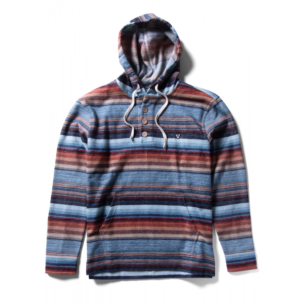 Vissla Descanso Hooded Popover storm blue 2023 sudadera