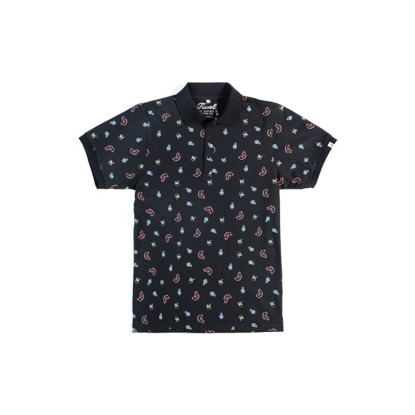 Tiwel Surat pirate black polo