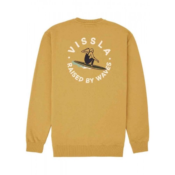 Vissla Surf & Chill crew golden hour sudadera