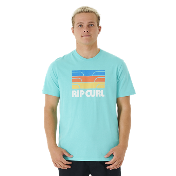 Rip Curl Surf Revival Waving aqua 2023 camiseta