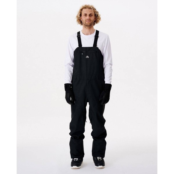 Rip Curl Taipan 10K Bib black 2023 peto de snowboard