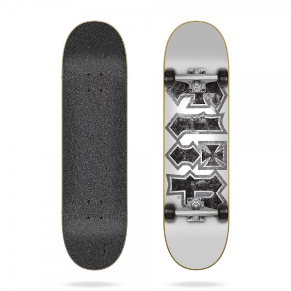 Flip HKD Thrashed white 7,75'' skateboard completo