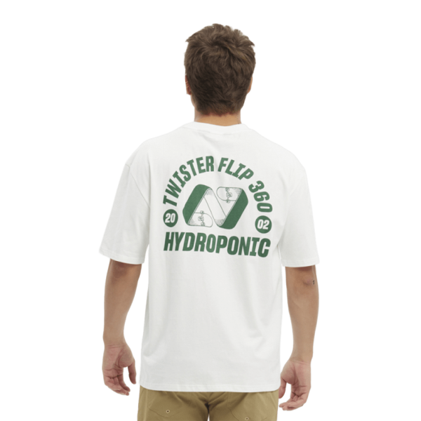Hydroponic Twister Flip white camiseta