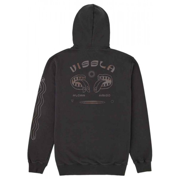 Vissla Twin Amigo hooded black sudadera