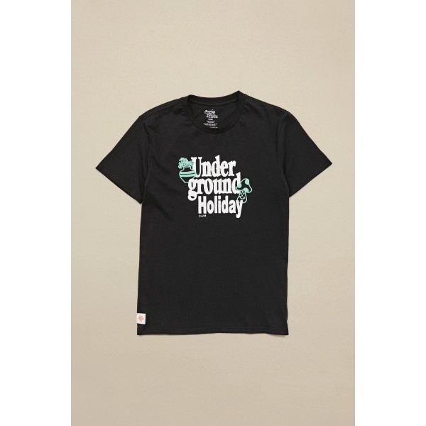 Globe Underground Holiday black 2022 camiseta