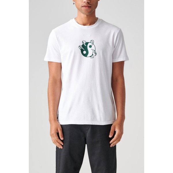 Globe Unbalanced white 2023 camiseta