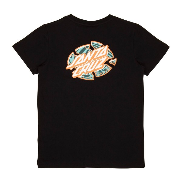 Santa Cruz Warp Broken black 2023 camiseta de niño
