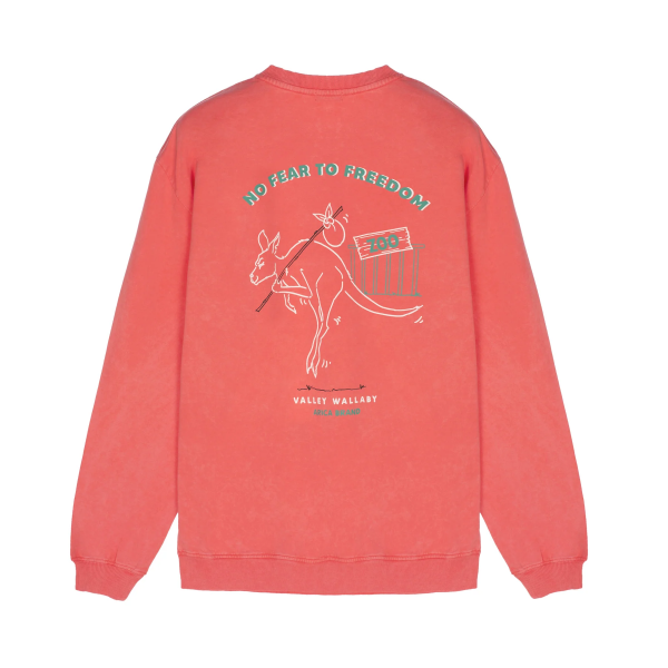 Arica Wallaby coral 2023 sudadera