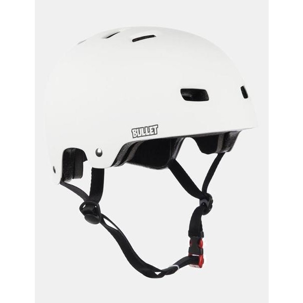 Bullet Deluxe T35 white casco de skateboard