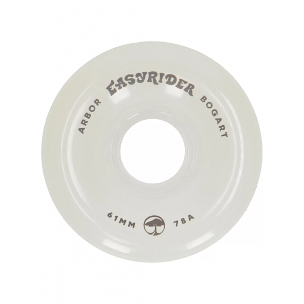 Arbor Bogart 61mm 78a ghost white ruedas longboard