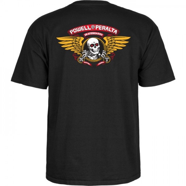 Powell Peralta Winged Ripper black camiseta