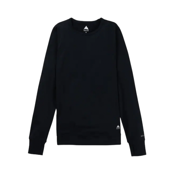 Burton midweight crew black camiseta técnica de snowboard de mujer