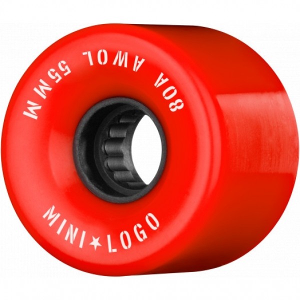 Mini logo AWOL 55mm 80A red Ruedas de skateboard