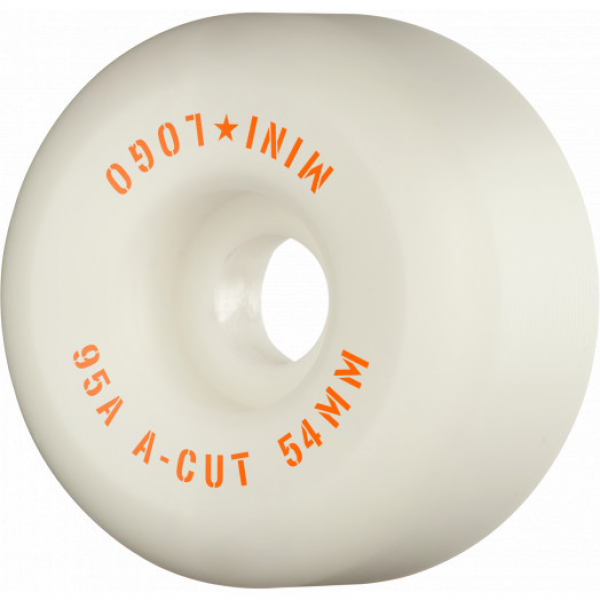Mini logo A cut hybrid 54mm 95A white Ruedas de skateboard