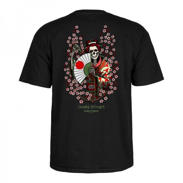 Powel Peralta Sakura Yosozumi black 2023 camiseta