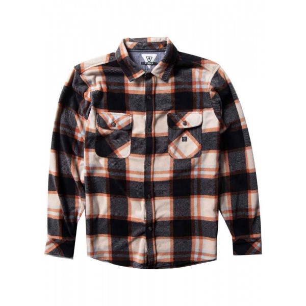 Vissla Eco ZY Polar Flannel oxide camisa