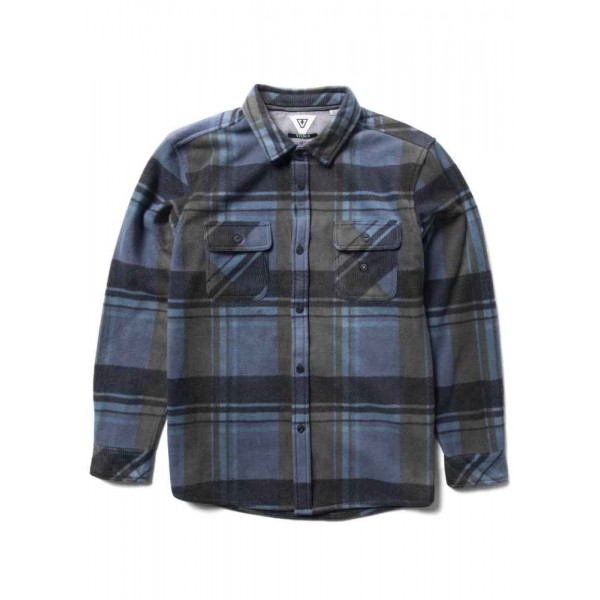 Vissla Eco ZY Polar Flannel midnight camisa