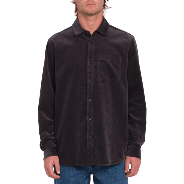 Volcom Zander asphalt black camisa