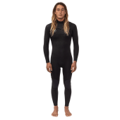 Vissla Seven Seas 4/3 full chest zip black neopreno