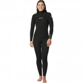 Rip Curl Dawn Patrol Performance Chest zip 4/3mm black traje de neopreno de mujer