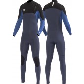Vissla Seven Seas Comp harbour blue 4/3 full chest zip neopreno