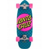 Santa Cruz Pink Dot Check Cut Back Carver surfskate