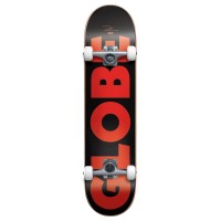 Globe G0 Fubar 7,75" black red Skateboard completo