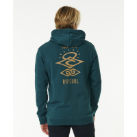 Rip Curl Search Icon hooded blue green sudadera