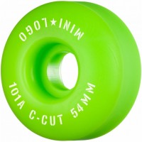 Mini logo A cut 54mm 101A green Ruedas de skateboard