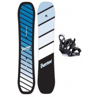 Burton Smalls Blue + Burton Smalls black Pack de snowboard de niño