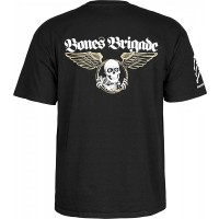 Powel Peralta Brigade an Auto Bone black camiseta