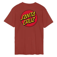 Santa Cruz Classic Dot Chest dark rust camiseta