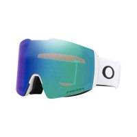 Oakley Fall Line L matte white prizm argon iridium gafas de snowboard