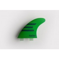 Feather Fins Ultralight Epoxy Dual Tab green Quillas Surf