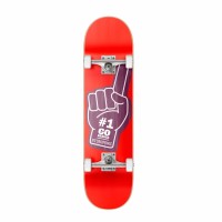 Hydroponic Hand red 7.25" skateboard completo
